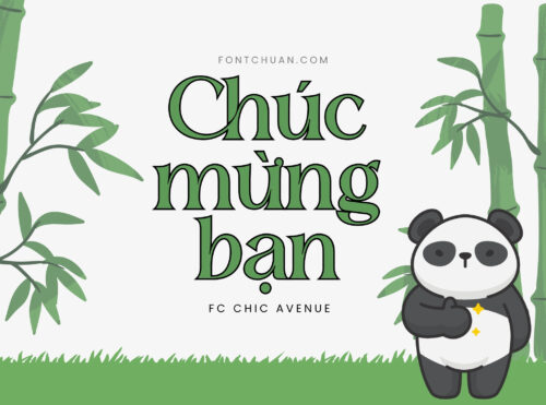 Font FC Chic Avenue Việt Hóa