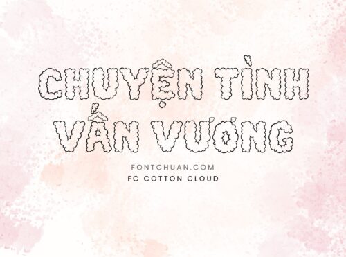 Font FC Cotton Cloud Việt Hóa