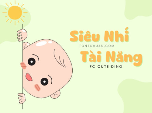 Font FC Cute Dino Việt Hóa