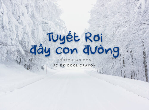 Font FC Dk Cool Crayon Việt Hóa