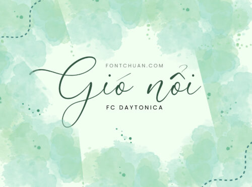 Font FC Daytonica Việt Hóa