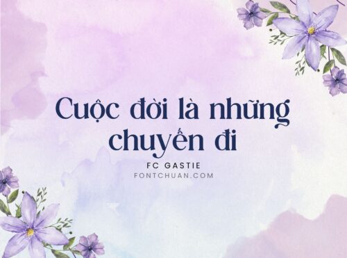 Font FC Gastie Việt Hóa