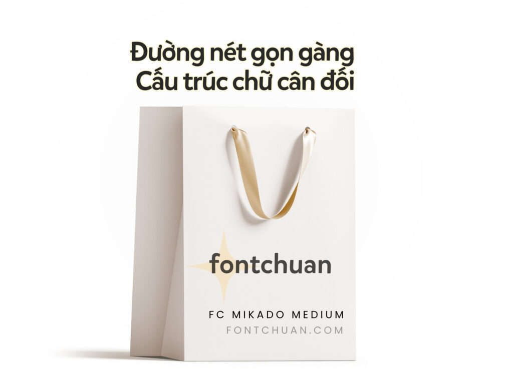 Font FC Mikado Medium Việt Hóa