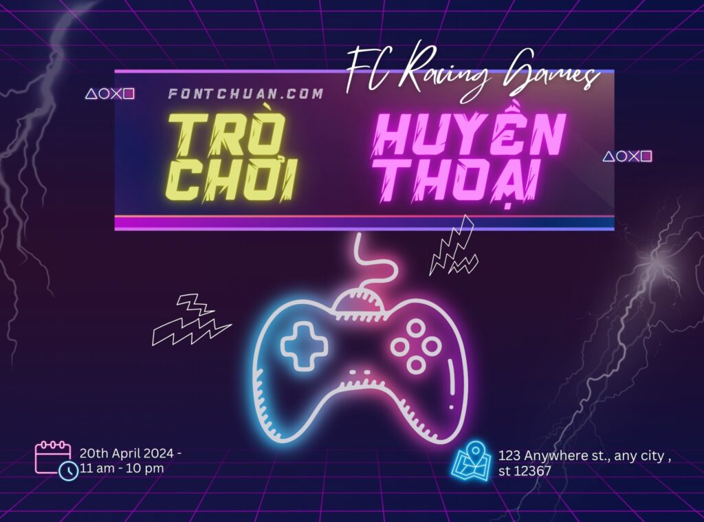 Font FC Racing Games Octotype Việt Hóa