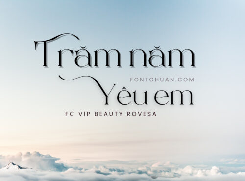 Font FC VIP Beauty Rovesa Việt Hóa