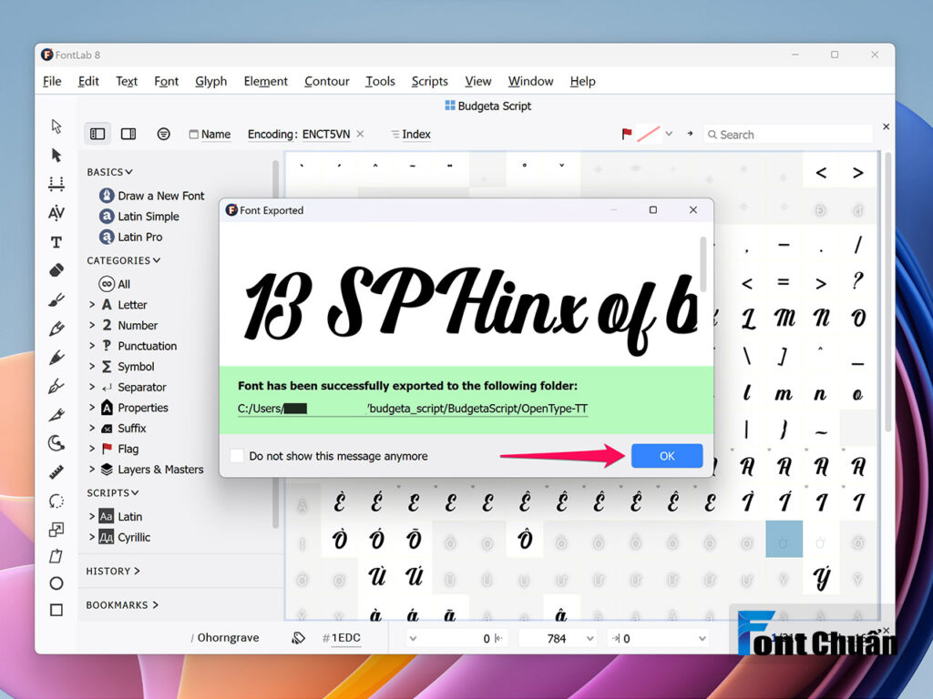 Các bước Việt hóa Font chữ đơn giản