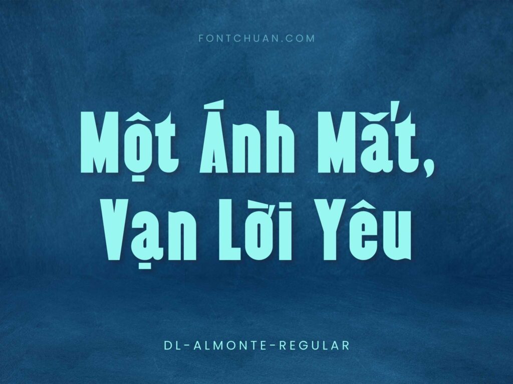 Font DL Almonte Việt Hóa