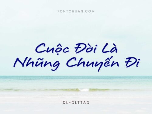 Font DL Đừng Làm Trái Tim Anh Đau Việt Hóa