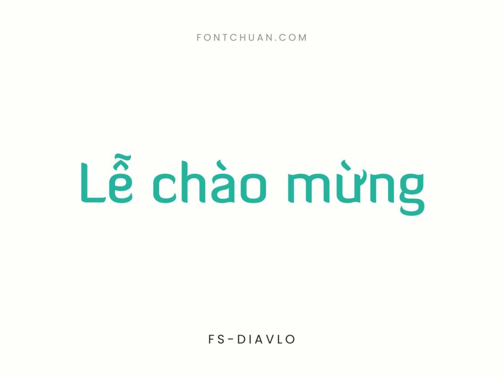Font FS Diavlo Trọn Bộ Việt Hóa