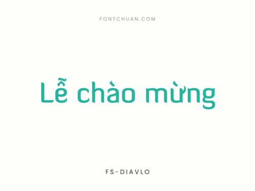 Font FS Diavlo Trọn Bộ Việt Hóa