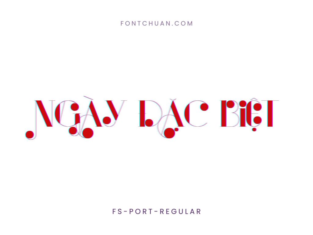 Font FS Fs Port Regular Việt Hóa