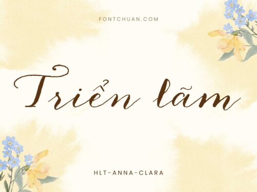Font HLT Anna Clara Việt Hóa