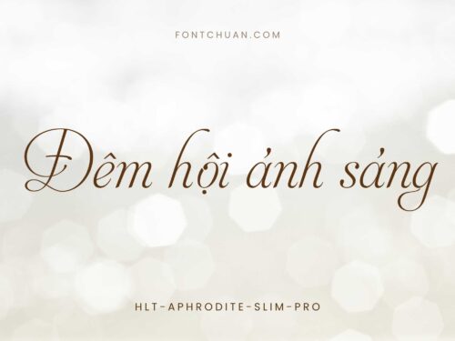 Font HLT Aphroditeslimpro Việt Hóa