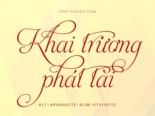 Font HLT Aphroditeslimstylistic Việt Hóa