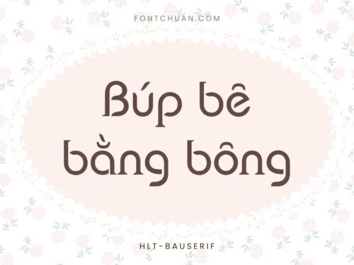Font HLT Bauserif Việt Hóa