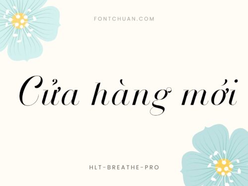 Font HLT Breathe Pro Việt Hóa