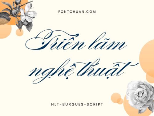 Font HLT Burgues Script Việt Hóa