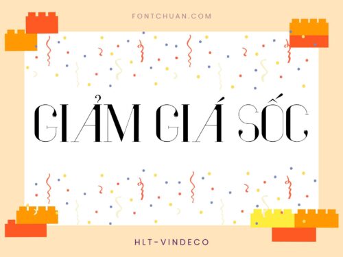 Font HLT Vindeco Việt Hóa