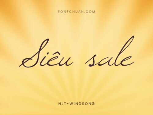 Font HLT Windsong Việt Hóa