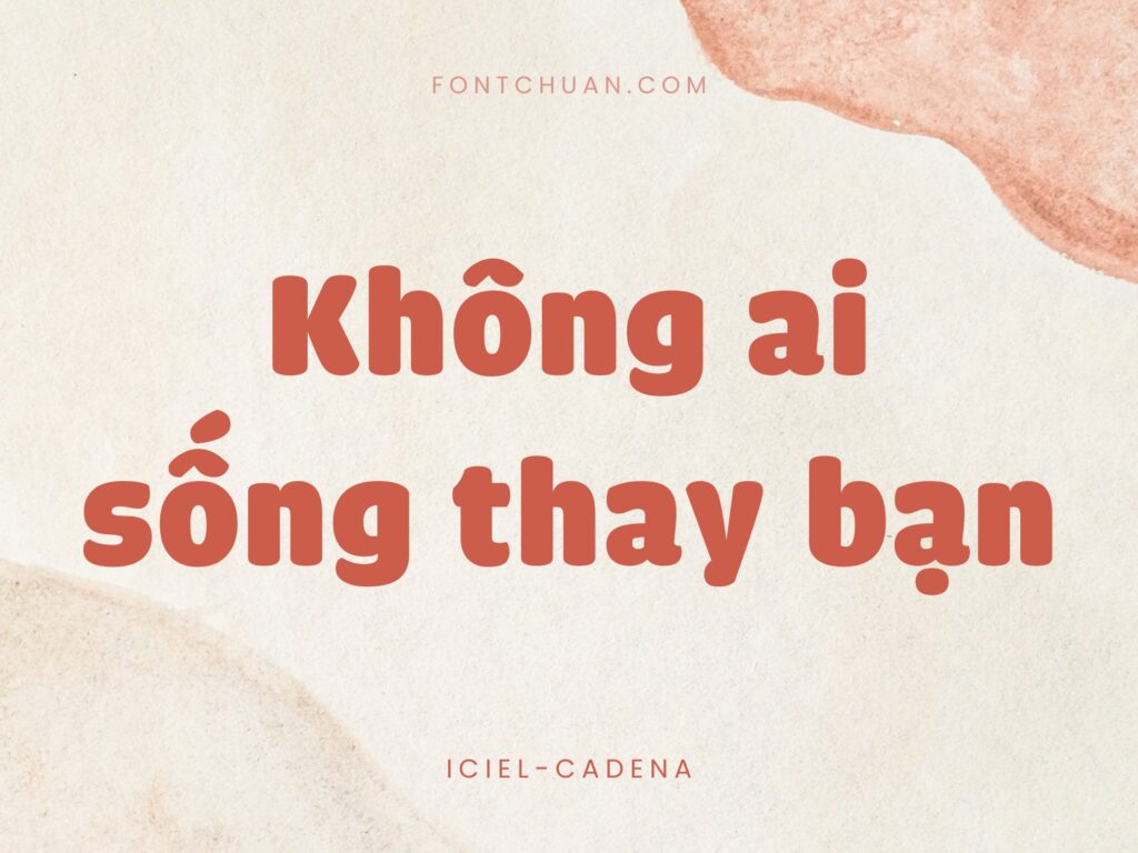 Font iCiel Cadena Việt Hóa
