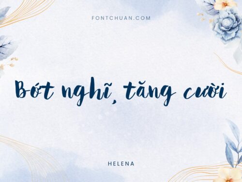 Font iCiel Helena Việt Hóa