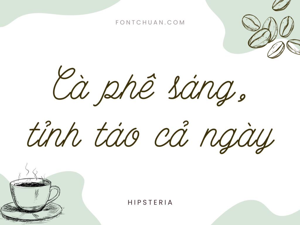 Font iCiel Hipsteria Việt Hóa