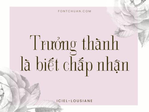 Font iCiel Lousiane Việt Hóa