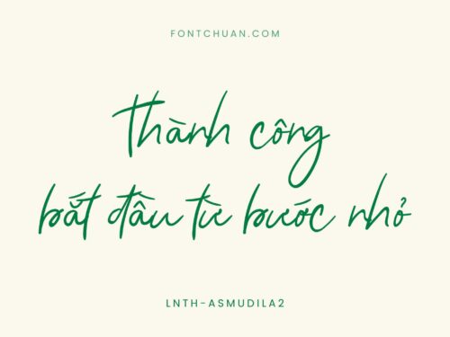 Font LNTH Asmudila Việt Hóa