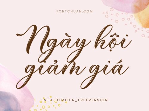 Font LNTH Demiela Việt Hóa