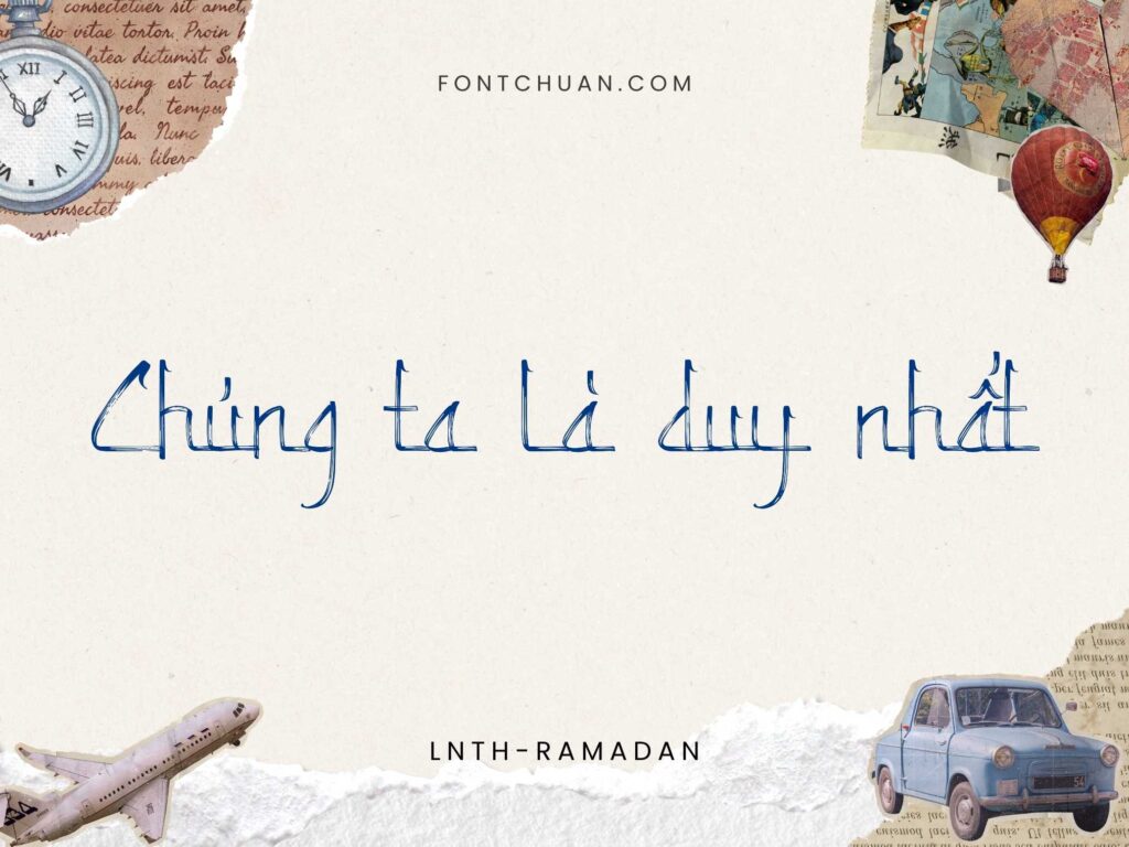 Font LNTH Ramadan Việt Hóa
