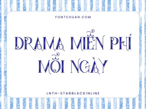 Font LNTH Starblackinline Việt Hóa