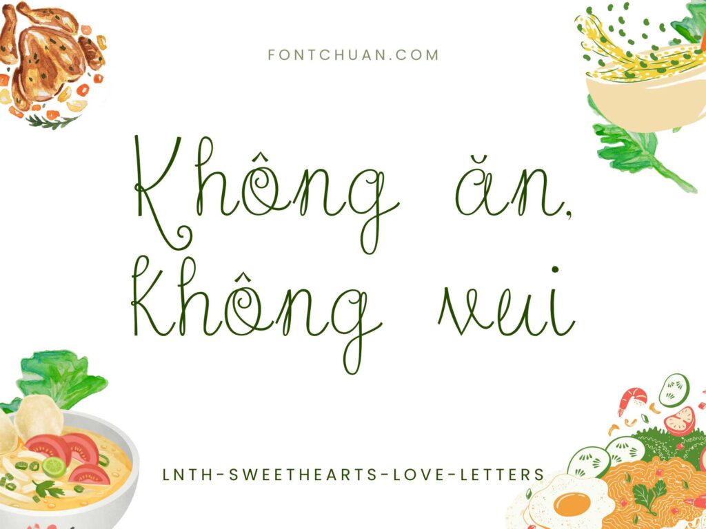 Font LNTH Sweethearts Love Letters Việt Hóa