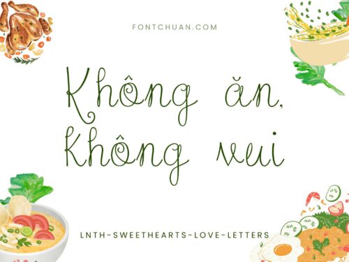 Font LNTH Sweethearts Love Letters Việt Hóa