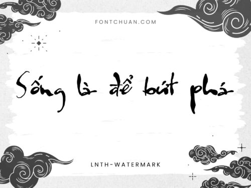 Font LNTH Watermark Việt Hóa
