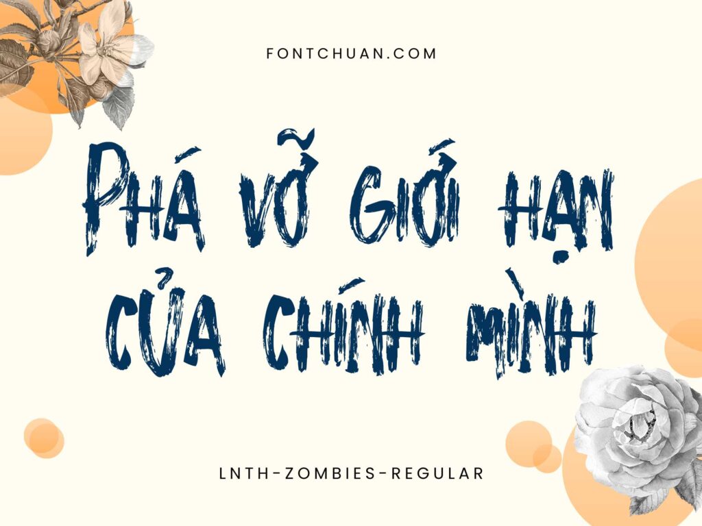 Font LNTH Zombies Việt Hóa