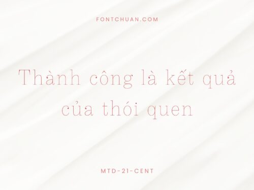 Font MTD 21 Cent Việt Hóa