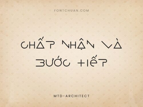 Font MTD Architect Việt Hóa