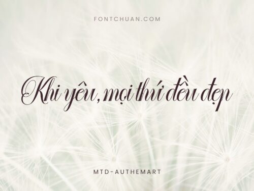 Font MTD Authemart Việt Hóa