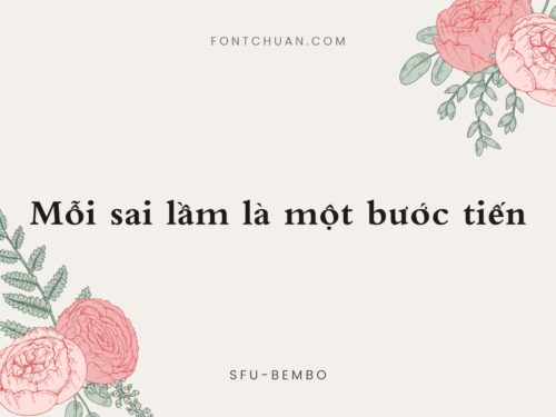 Font SFU Bembo Việt Hóa