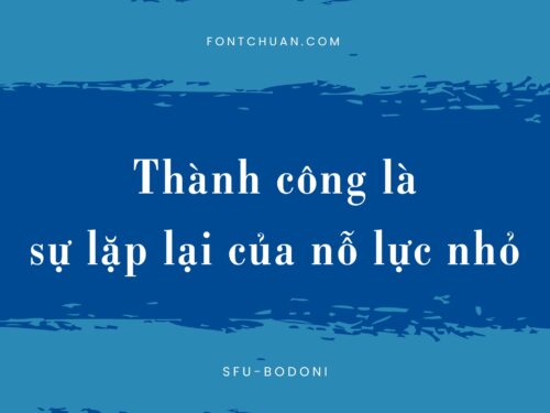 Font SFU Bodoni Việt Hóa