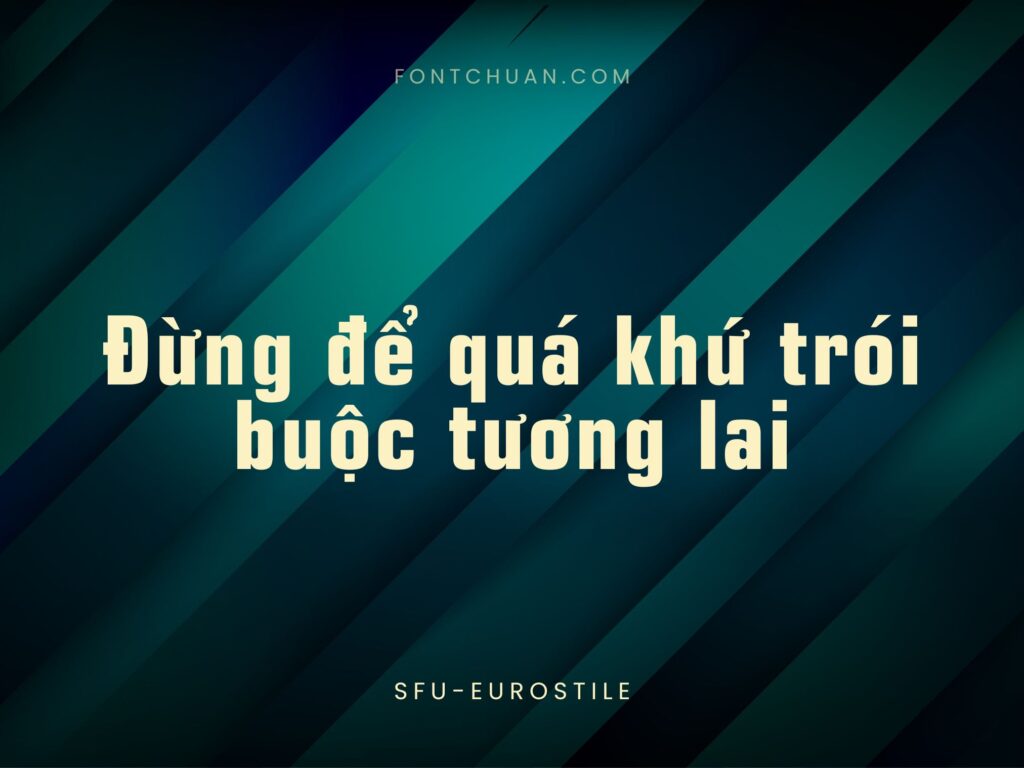 Font SFU Eurostile Việt Hóa