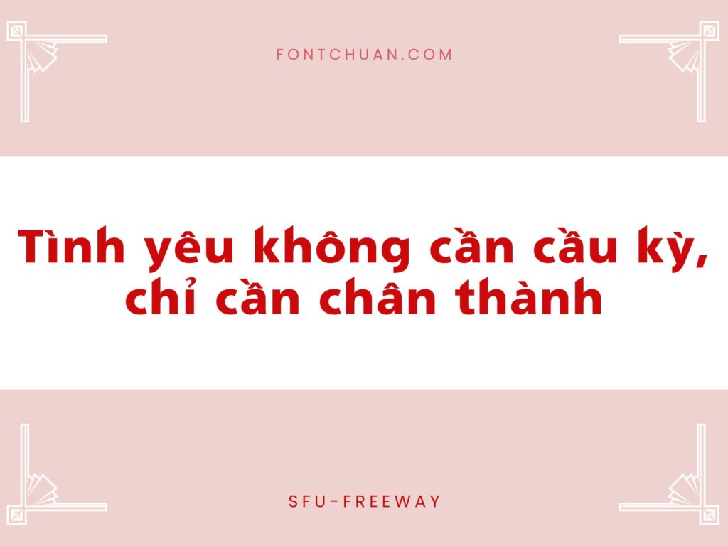 Font SFU Freeway Việt Hóa