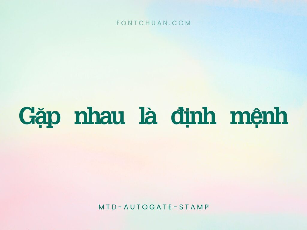 Font SFU Glytus Việt Hóa