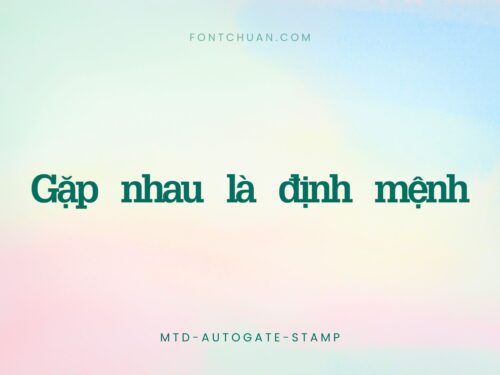 Font SFU Glytus Việt Hóa