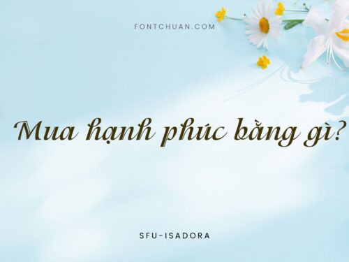 Font SFU Isadora Việt Hóa