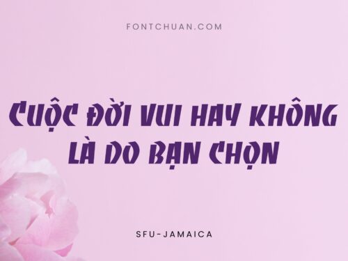 Font SFU Jamaica Việt Hóa