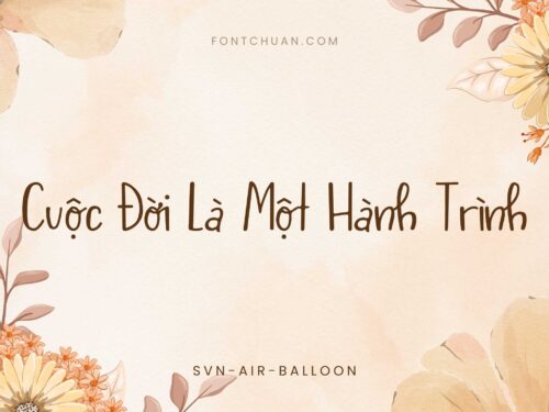 Font SVN Air Balloon Việt Hóa