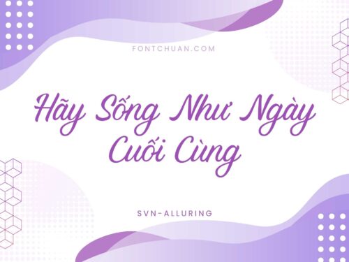 Font SVN Alluring Việt Hóa