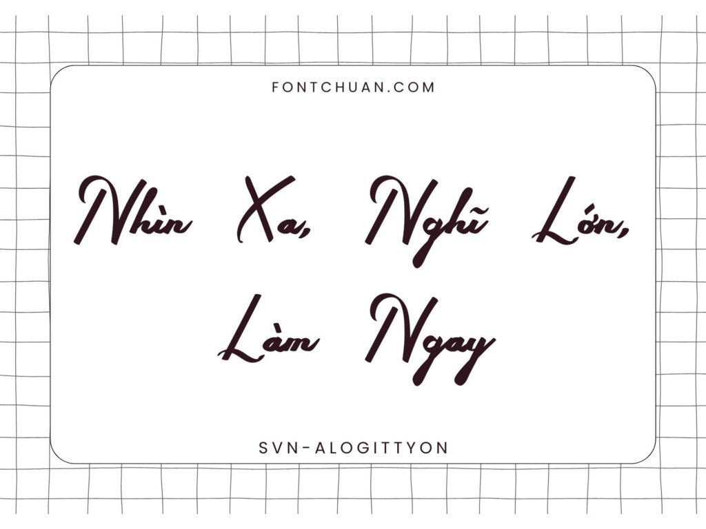 Font SVN Alogittyon Việt Hóa