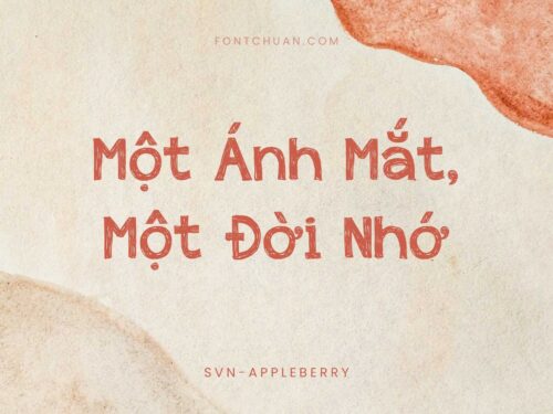 Font SVN Appleberry Việt Hóa